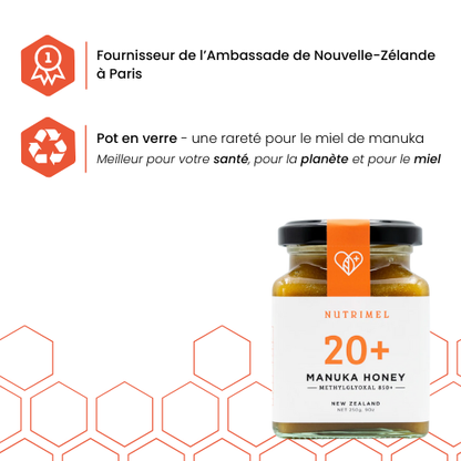 Miel de Manuka 20+ (MGO 850+) 250 g